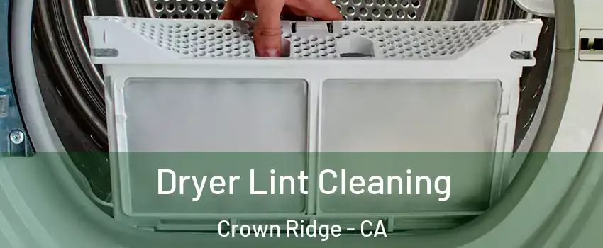 Dryer Lint Cleaning Crown Ridge - CA
