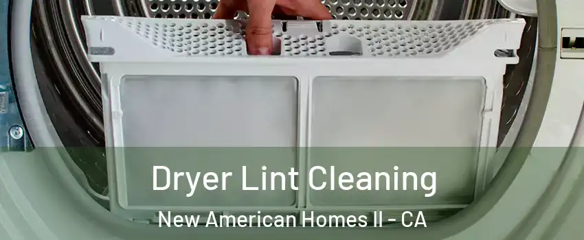 Dryer Lint Cleaning New American Homes II - CA
