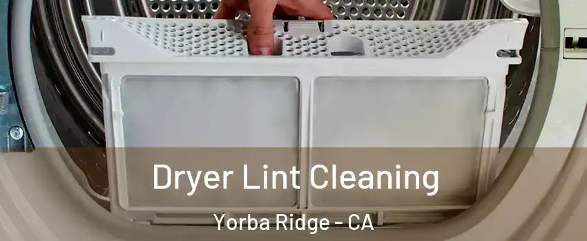 Dryer Lint Cleaning Yorba Ridge - CA