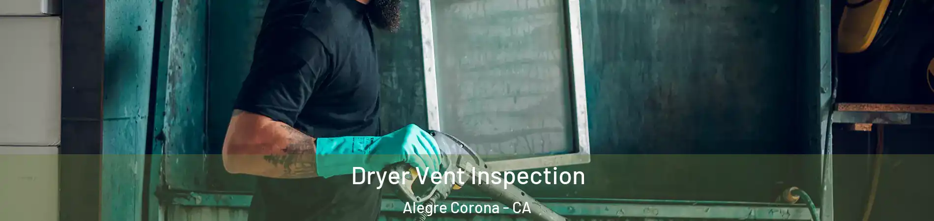 Dryer Vent Inspection Alegre Corona - CA