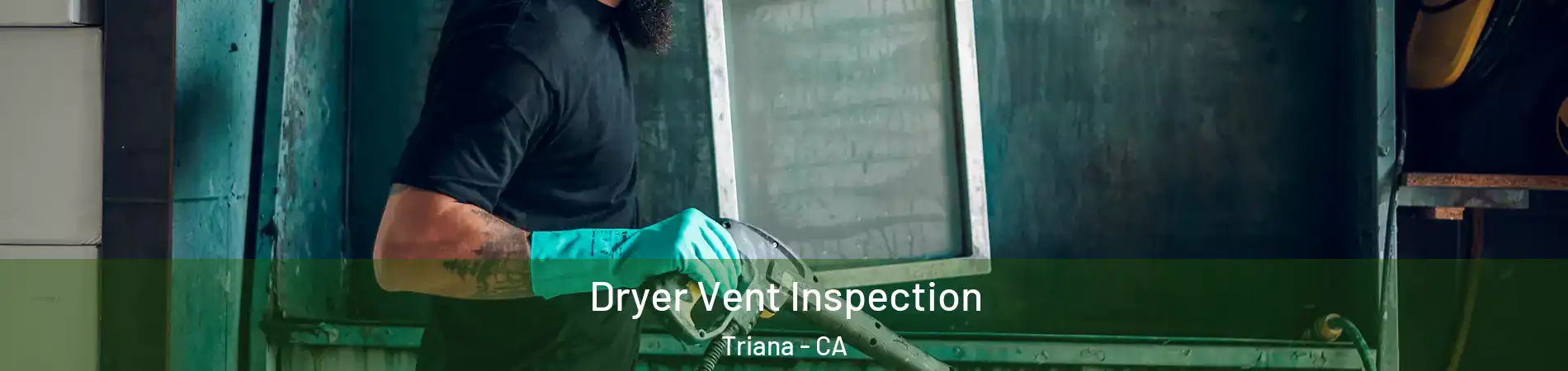 Dryer Vent Inspection Triana - CA