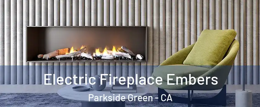 Electric Fireplace Embers Parkside Green - CA