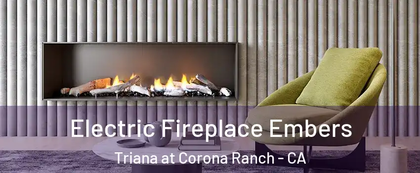 Electric Fireplace Embers Triana at Corona Ranch - CA