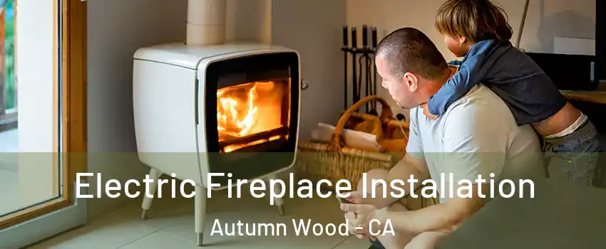 Electric Fireplace Installation Autumn Wood - CA