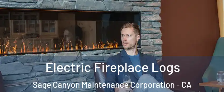 Electric Fireplace Logs Sage Canyon Maintenance Corporation - CA