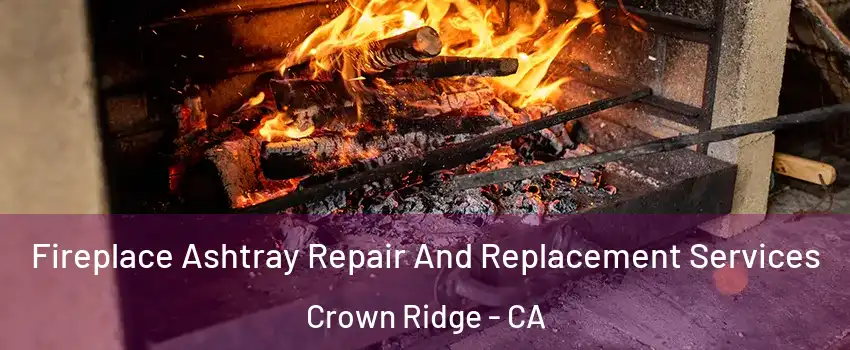 Fireplace Ashtray Repair And Replacement Services Crown Ridge - CA