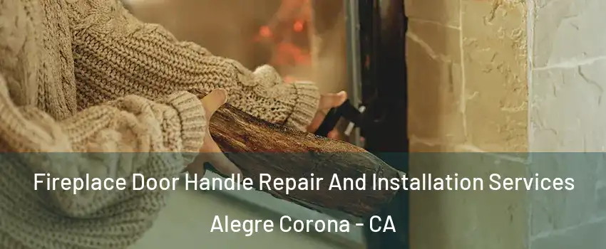 Fireplace Door Handle Repair And Installation Services Alegre Corona - CA