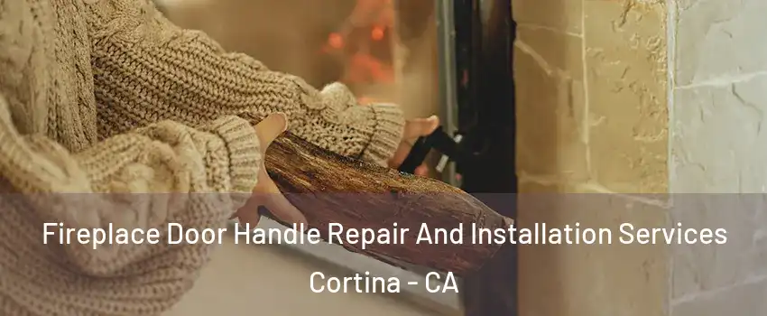 Fireplace Door Handle Repair And Installation Services Cortina - CA