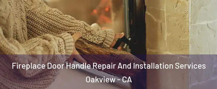 Fireplace Door Handle Repair And Installation Services Oakview - CA
