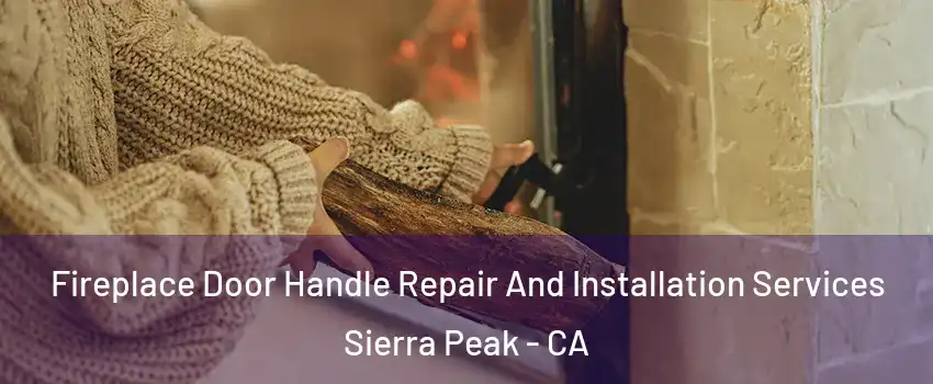 Fireplace Door Handle Repair And Installation Services Sierra Peak - CA