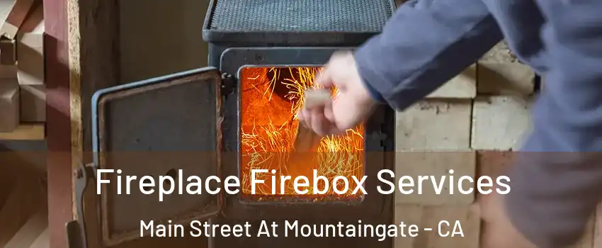Fireplace Firebox Services Main Street At Mountaingate - CA