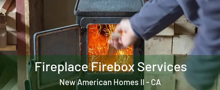 Fireplace Firebox Services New American Homes II - CA