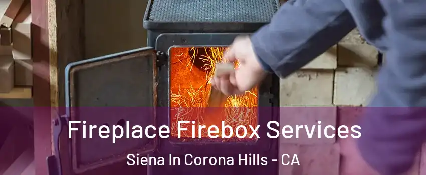 Fireplace Firebox Services Siena In Corona Hills - CA