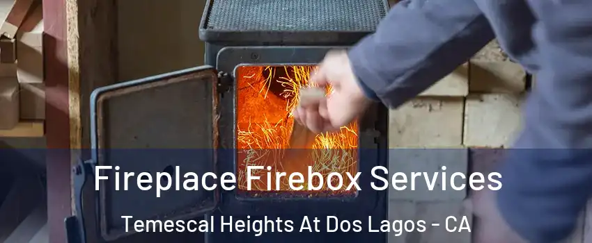 Fireplace Firebox Services Temescal Heights At Dos Lagos - CA