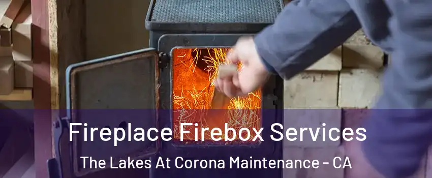 Fireplace Firebox Services The Lakes At Corona Maintenance - CA