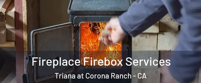 Fireplace Firebox Services Triana at Corona Ranch - CA