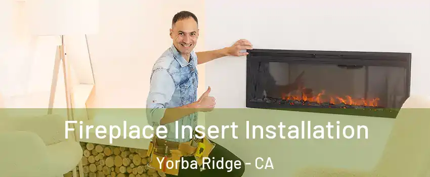 Fireplace Insert Installation Yorba Ridge - CA