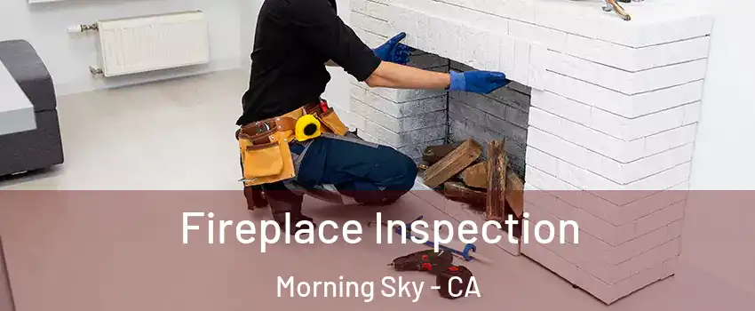 Fireplace Inspection Morning Sky - CA