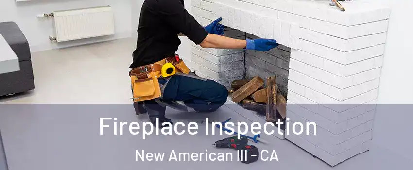 Fireplace Inspection New American III - CA