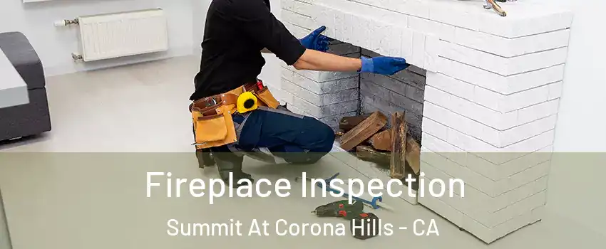 Fireplace Inspection Summit At Corona Hills - CA