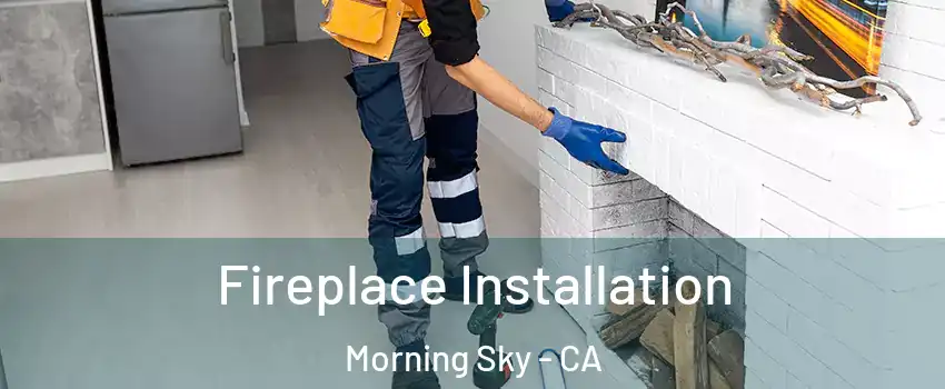 Fireplace Installation Morning Sky - CA