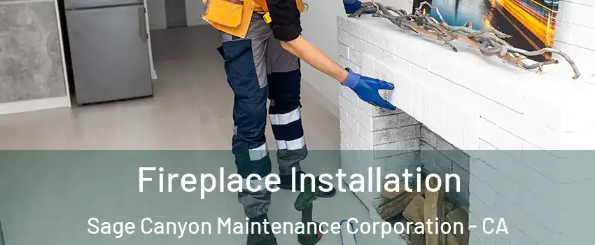 Fireplace Installation Sage Canyon Maintenance Corporation - CA
