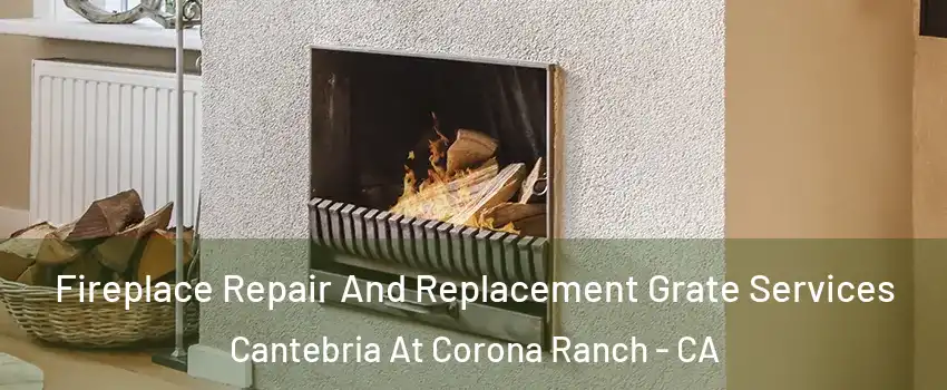 Fireplace Repair And Replacement Grate Services Cantebria At Corona Ranch - CA