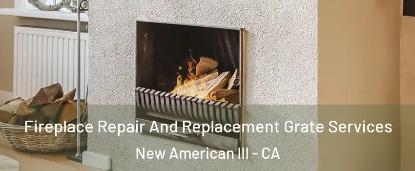 Fireplace Repair And Replacement Grate Services New American III - CA
