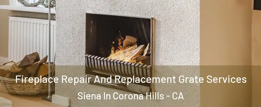 Fireplace Repair And Replacement Grate Services Siena In Corona Hills - CA