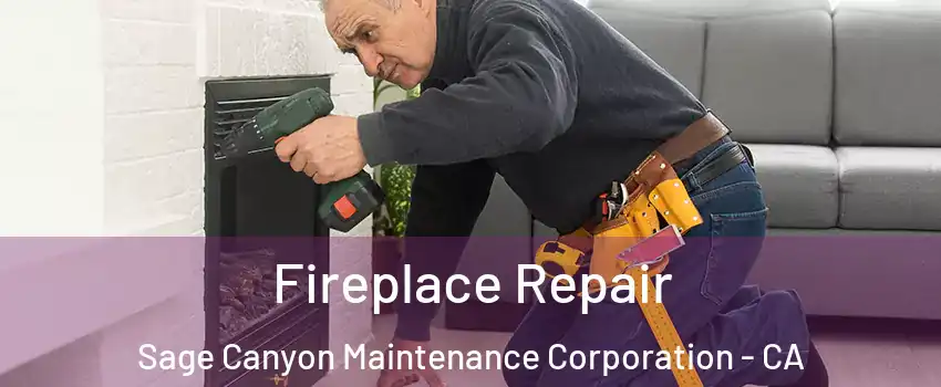 Fireplace Repair Sage Canyon Maintenance Corporation - CA