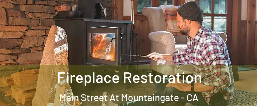 Fireplace Restoration Main Street At Mountaingate - CA