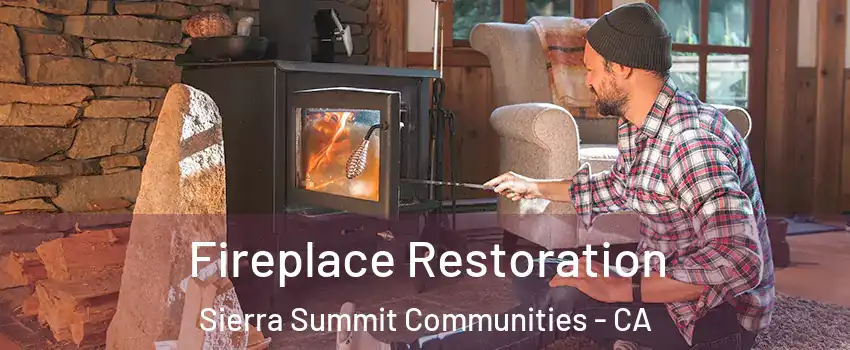 Fireplace Restoration Sierra Summit Communities - CA