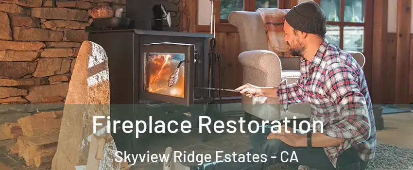 Fireplace Restoration Skyview Ridge Estates - CA