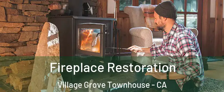 Fireplace Restoration Village Grove Townhouse - CA