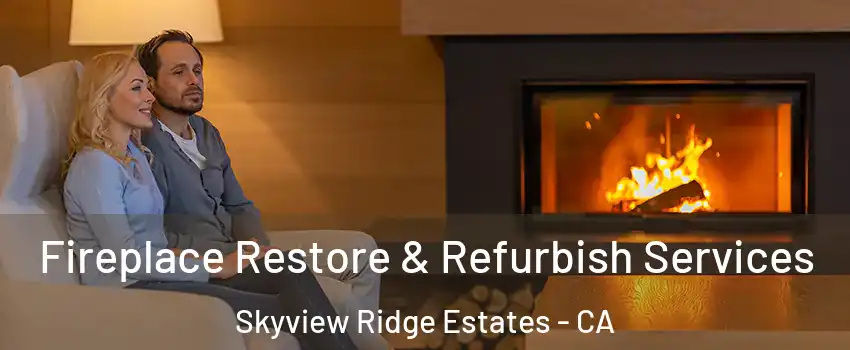 Fireplace Restore & Refurbish Services Skyview Ridge Estates - CA