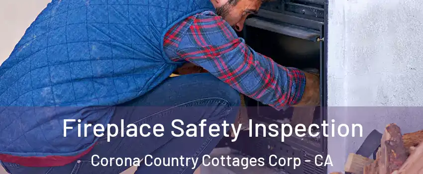 Fireplace Safety Inspection Corona Country Cottages Corp - CA