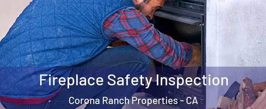 Fireplace Safety Inspection Corona Ranch Properties - CA