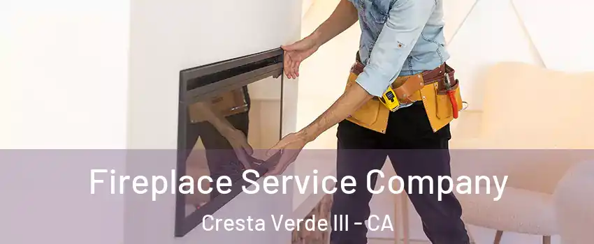 Fireplace Service Company Cresta Verde III - CA