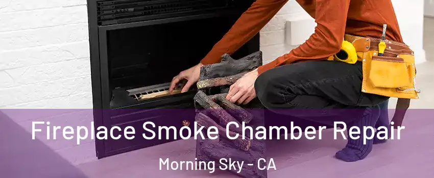 Fireplace Smoke Chamber Repair Morning Sky - CA