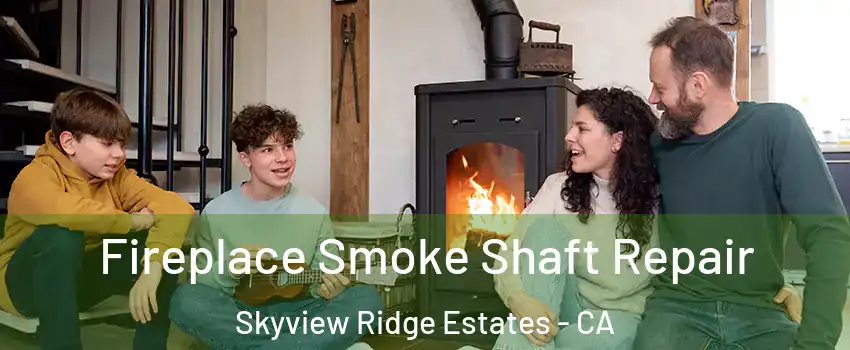 Fireplace Smoke Shaft Repair Skyview Ridge Estates - CA