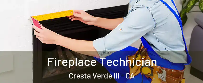 Fireplace Technician Cresta Verde III - CA