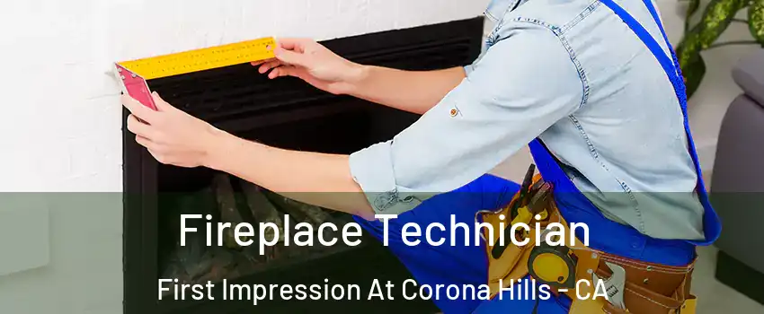 Fireplace Technician First Impression At Corona Hills - CA