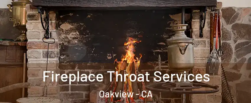 Fireplace Throat Services Oakview - CA