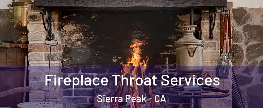 Fireplace Throat Services Sierra Peak - CA