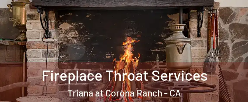 Fireplace Throat Services Triana at Corona Ranch - CA