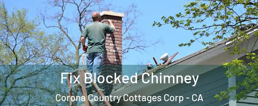 Fix Blocked Chimney Corona Country Cottages Corp - CA