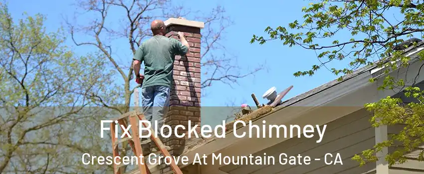 Fix Blocked Chimney Crescent Grove At Mountain Gate - CA