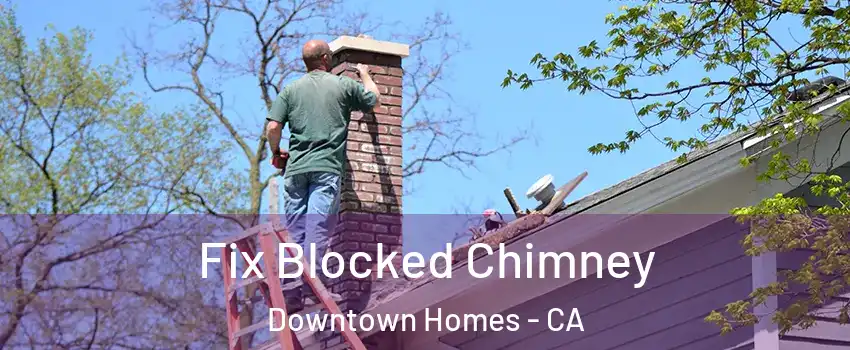Fix Blocked Chimney Downtown Homes - CA