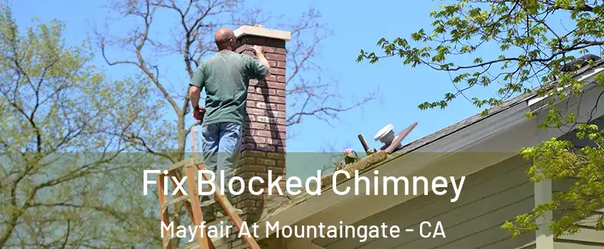 Fix Blocked Chimney Mayfair At Mountaingate - CA