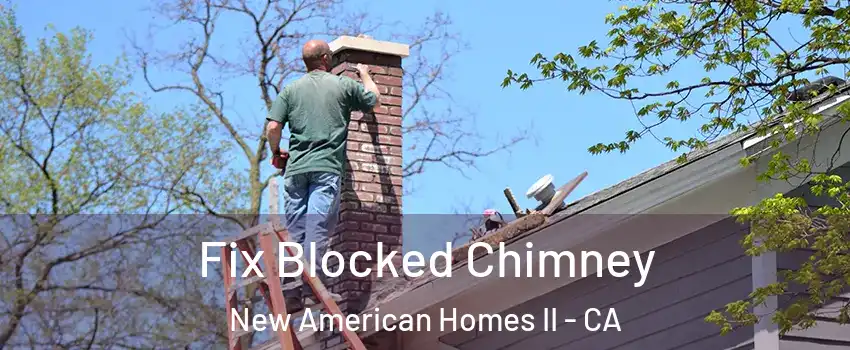 Fix Blocked Chimney New American Homes II - CA